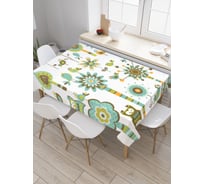 Прямоугольная скатерть JoyArty Дорожные знаки из сатена tc_30989_120x145