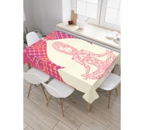 Прямоугольная скатерть JoyArty Жизненная медитация из сатена tc_18782_120x145