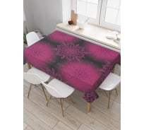 Прямоугольная скатерть JoyArty Сияние ажура из сатена tc_36884_120x145