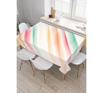Прямоугольная скатерть JoyArty Радужные лучи из сатена tc_21418_120x145
