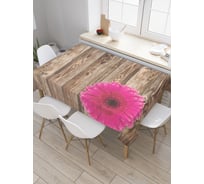 Прямоугольная скатерть JoyArty Деревянная стена из сатена tc_20960_120x145