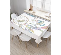 Прямоугольная скатерть JoyArty Морской ловец снов из сатена tc_19726_120x145