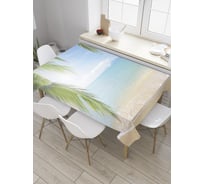 Прямоугольная скатерть JoyArty Солнечное прикосновение из сатена tc_8965_120x145