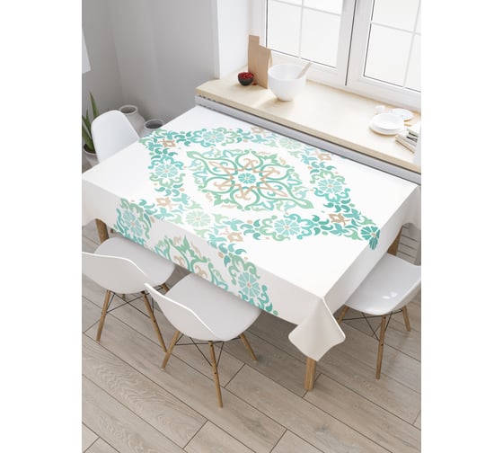 Прямоугольная скатерть JoyArty Растительное воображение из сатена tc_19987_120x145 1