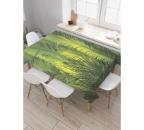 Прямоугольная скатерть JoyArty Стена из папоротника из сатена tc_19473_120x145