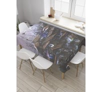 Прямоугольная скатерть JoyArty Город тысячи планет из сатена tc_32786_120x145