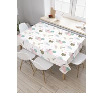 Прямоугольная скатерть JoyArty Воздушные леденцы из сатена tc_21417_120x145