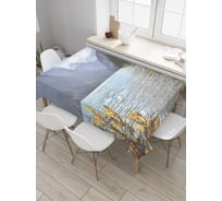 Прямоугольная скатерть JoyArty Горные стражи из сатена tc_9302_120x145