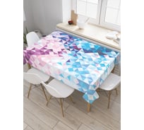 Прямоугольная скатерть JoyArty Распад красок из сатена tc_30924_120x145