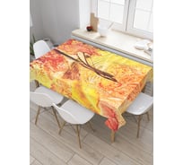 Прямоугольная скатерть JoyArty На холмах фантазии из сатена tc_19872_120x145