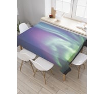 Прямоугольная скатерть JoyArty Сказочное северное сияние из сатена tc_29270_120x145