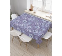 Прямоугольная скатерть JoyArty Живые лепестки из сатена tc_21983_120x145