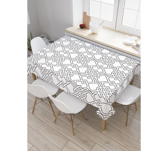 Прямоугольная скатерть JoyArty Мраморные узоры из сатена tc_20859_120x145 1