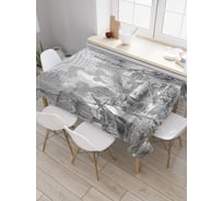 Прямоугольная скатерть JoyArty Морское сражение из сатена tc_20149_120x145