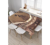 Прямоугольная скатерть JoyArty Забытое прошлое из сатена tc_21338_120x145