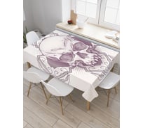 Прямоугольная скатерть JoyArty Смертельный крест из сатена tc_9752_120x145