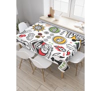 Прямоугольная скатерть JoyArty Все о Мексике из сатена tc_20613_120x145
