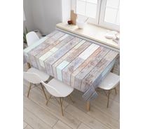 Прямоугольная скатерть JoyArty Деревянная стена из сатена tc_20380_120x145