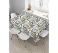 Прямоугольная скатерть JoyArty Сезон бабочек из сатена tc_8815_120x145