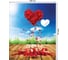 Прямоугольная скатерть JoyArty Сердечки из лепестков из сатена tc_7266_120x145 2