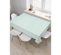 Прямоугольная скатерть JoyArty Гармоническая чешуя из сатена tc_30587_120x145