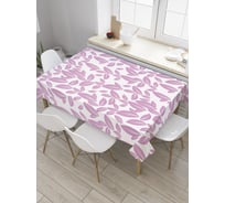 Прямоугольная скатерть JoyArty Простые листья из сатена tc_28293_120x145