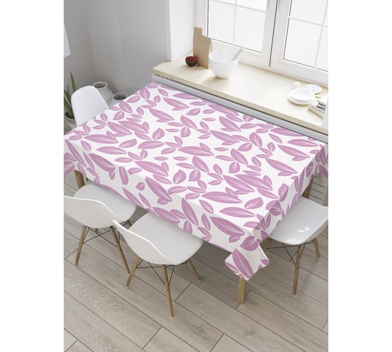 Прямоугольная скатерть JoyArty Простые листья из сатена tc_28293_120x145 1