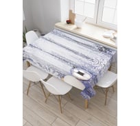Прямоугольная скатерть JoyArty Заснеженный день из сатена tc_21500_120x145
