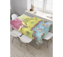 Прямоугольная скатерть JoyArty Сказочное царство из сатена tc_32816_120x145