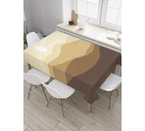Прямоугольная скатерть JoyArty Пустыня сахара из сатена tc_33524_120x145