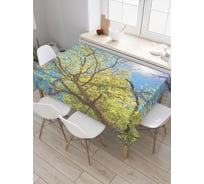 Прямоугольная скатерть JoyArty Мудрый лес из сатена tc_20664_120x145