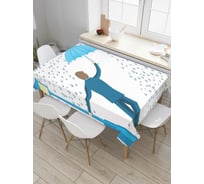 Прямоугольная скатерть JoyArty Дождливое настроение из сатена tc_5603_120x145