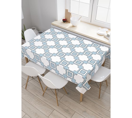 Прямоугольная скатерть JoyArty Стена в орнаменте из сатена tc_19977_120x145 1