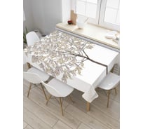 Прямоугольная скатерть JoyArty Денежное дерево из сатена tc_7666_120x145