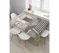 Прямоугольная скатерть JoyArty Дыхание прошлого из сатена tc_9207_120x145