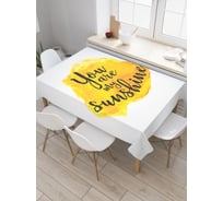 Прямоугольная скатерть JoyArty Мой солнечный свет из сатена tc_19565_120x145