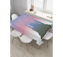 Прямоугольная скатерть JoyArty Замок под звездой из сатена tc_32505_120x145