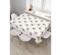 Прямоугольная скатерть JoyArty Глаза из сатена tc_71775_120x145