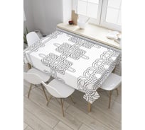 Прямоугольная скатерть JoyArty Ирландская история из сатена tc_35569_120x145