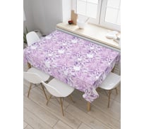 Прямоугольная скатерть JoyArty Дорога цветов из сатена tc_23331_120x145