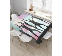 Прямоугольная скатерть JoyArty Диско в разгаре из сатена tc_4636_120x145