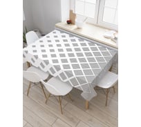 Прямоугольная скатерть JoyArty Геометрические ромбы из сатена tc_30459_120x145