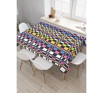 Прямоугольная скатерть JoyArty Сложный переплет из сатена tc_31428_120x145