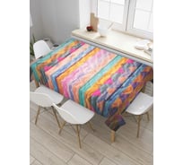 Прямоугольная скатерть JoyArty Дивные зигзаги из сатена tc_4322_120x145