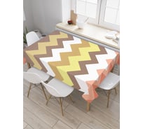 Прямоугольная скатерть JoyArty Изменчивые зигзаги из сатена tc_4336_120x145