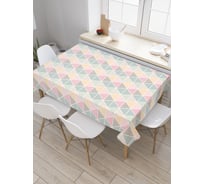 Прямоугольная скатерть JoyArty Сказочные волны из сатена tc_30624_120x145