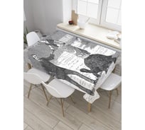 Прямоугольная скатерть JoyArty Наездница из сатена tc_31582_120x145