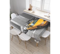 Прямоугольная скатерть JoyArty Городское такси из сатена tc_53137_120x145