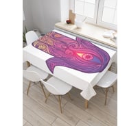 Прямоугольная скатерть JoyArty Мусульманская хамса из сатена tc_38633_120x145