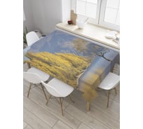 Прямоугольная скатерть JoyArty Дерево в воде озера из сатена tc_31236_120x145